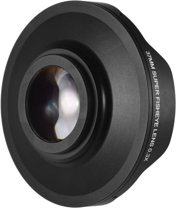 Andoer 37MM 0.3X HD Wide Angle Fisheye Lens with Hood Replacement for Camcorders - Image 5