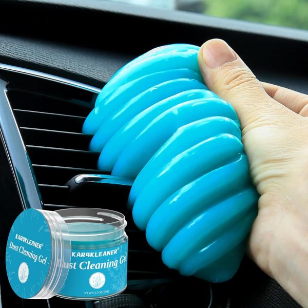 Car Cleaning Gel for Car Cleaning Putty Kit Slime Car Interior Cleaner Dust Auto Car Accessories Christmas Stocking Stuffers Gifts for Men Women White Elephant Gifts for Adults Teens Blue